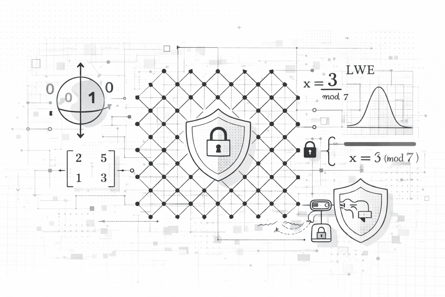 Post-Quantum Cryptography: Lattice-Based Cryptography and Mathematical Foundations