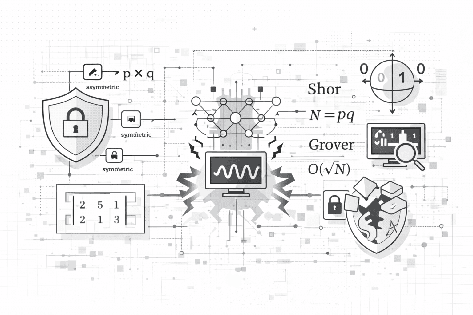 Post-Quantum Cryptography: The Quantum Threat and Cryptographic Foundations